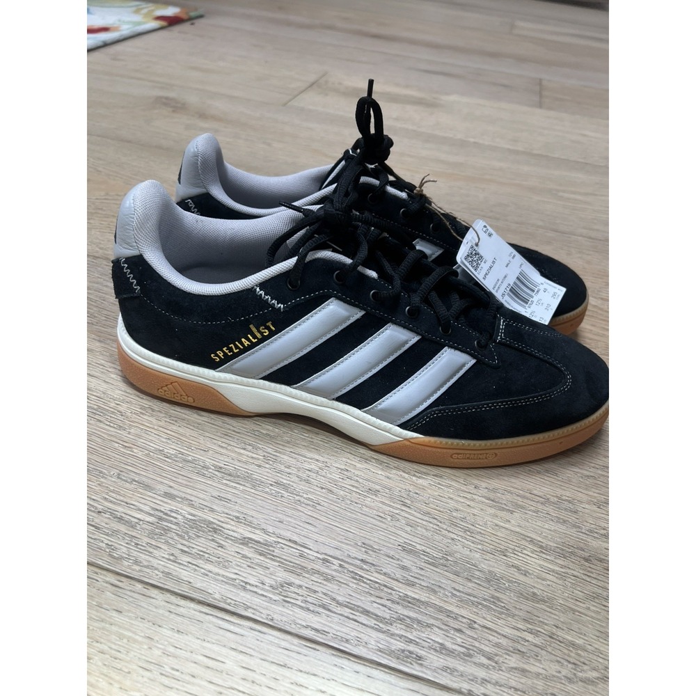 adidas Spezialist Indoor Mens Black Sneakers Athletic Shoes JS1719 size 13